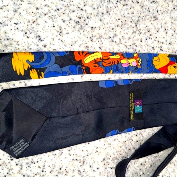 Disney Black Tie with Winnie the Pooh and Tigger Design - Picture 3 of 5